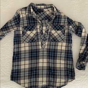 Banana republic flannel shirt